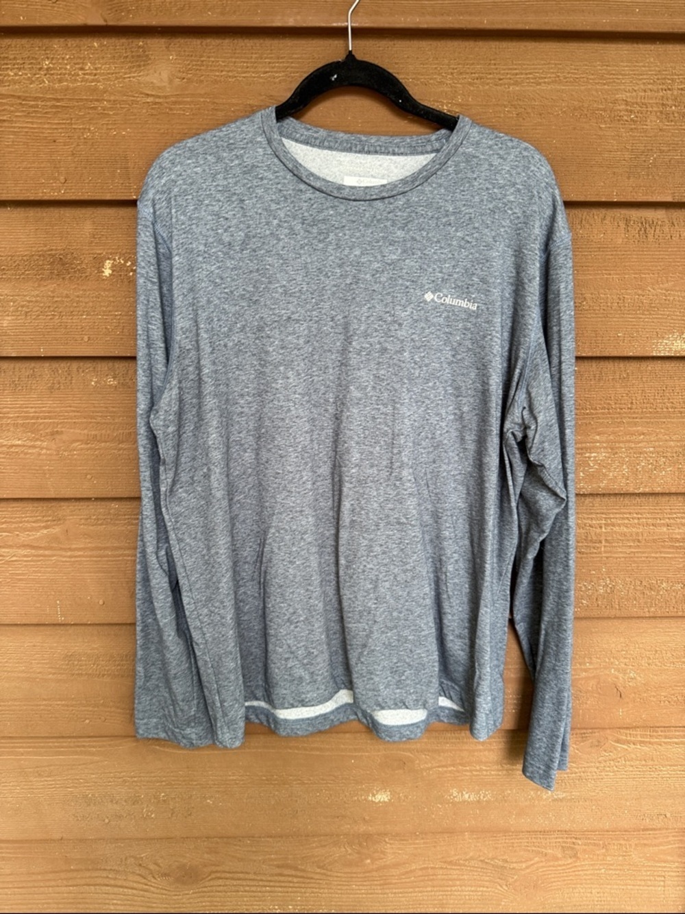 Columbia Men's Long-Sleeve Performance Shirt - Gray Heather size Large